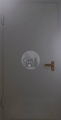 Входная дверь в офисное помещение без утеплителя (нитроэмаль)-ДВ-934